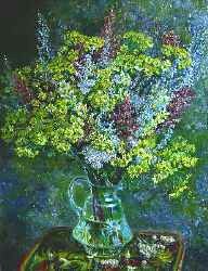 Field bouquet. 2006. Oil on canvas. 44 x 55 cm. Private collection.